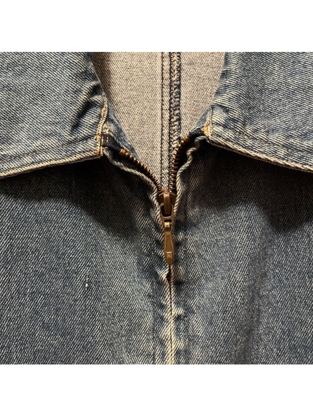 Baccini Classic Blue Denim Zip-Front Jacket Women's XL - Picture 7 of 9